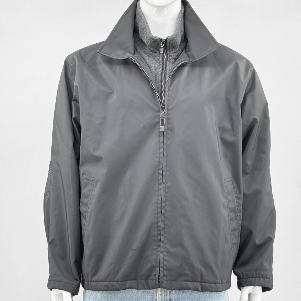 Reaction Kenneth Cole PVC-Coated Fleece-Lined Jacket